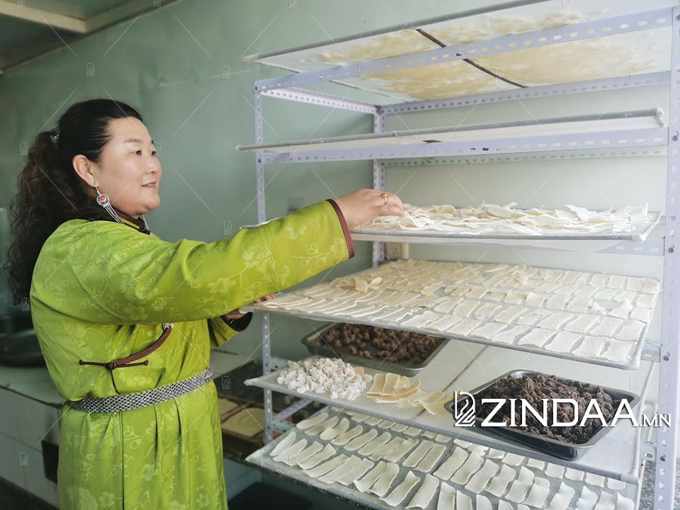 Гэргий Ж.Одончимэгийн боловсруулсан цагаан идээ