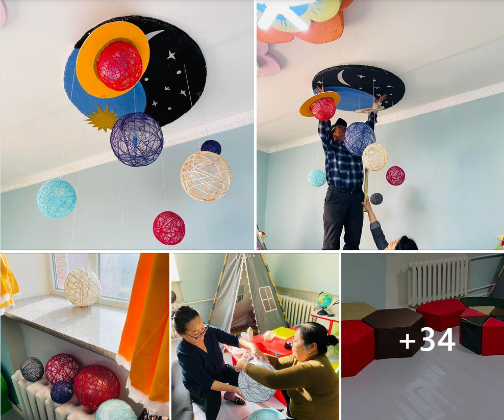 Нэгдүгээр цэцэрлэгийн хамт олон өөрсдийн санаачилгаар хүүхдүүддээ өрөөг нь тохижуулж өглөө.